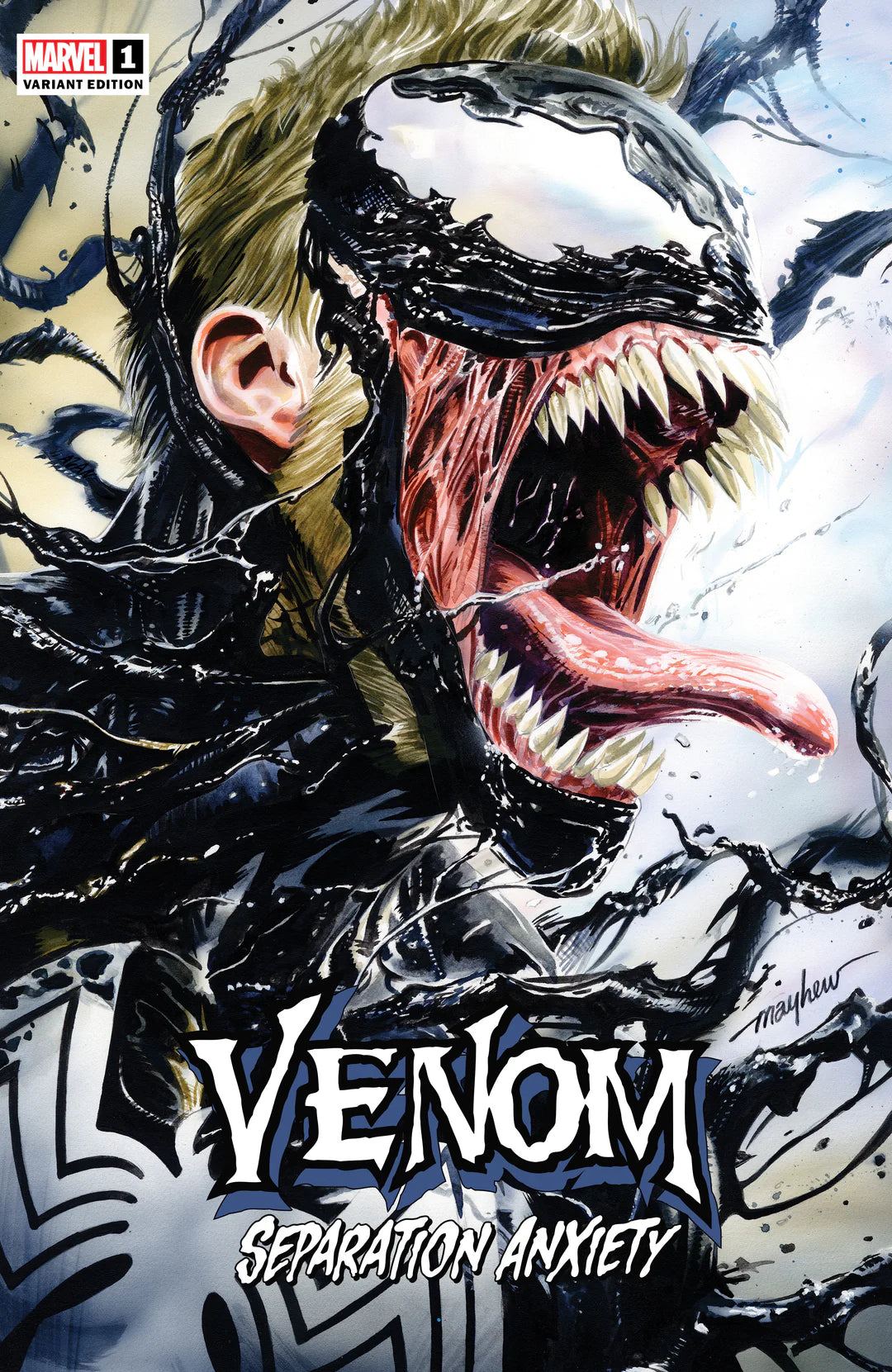 Venom Separation Anxiety #1 cover by Mike Mayhew