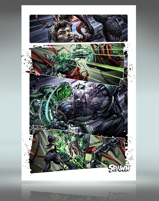 Spawn Murder Signature 11x17 Pearlized Metallic Archival Giclee Print (E)