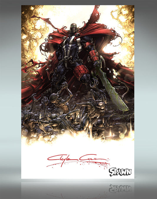 Spawn Murder Signature 11x17 Pearlized Metallic Archival Giclee Print (D)
