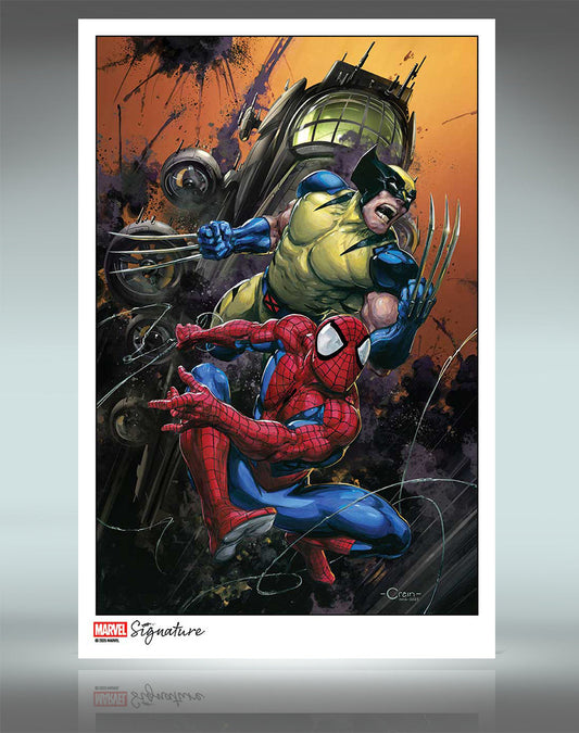 PREORDER: Marvel Signature 11x17 Print Spider-Man Wolverine