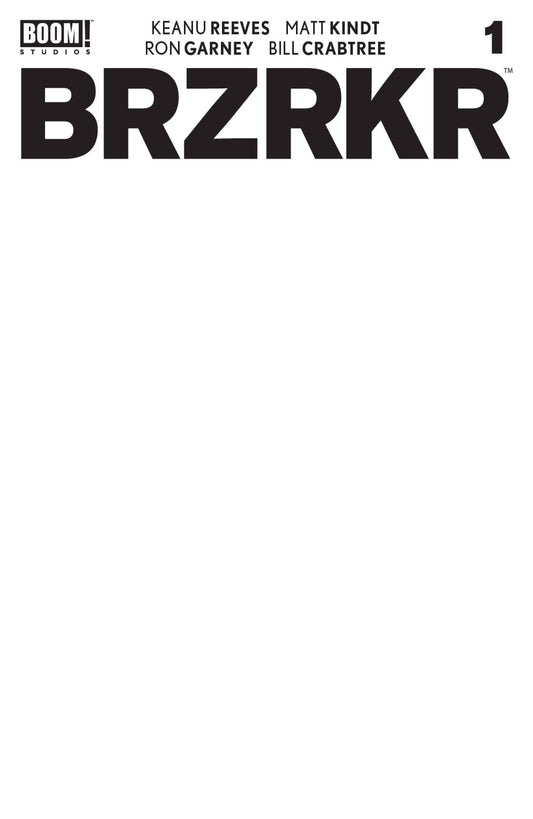 BRZRKR #1 BLANK SKETCH