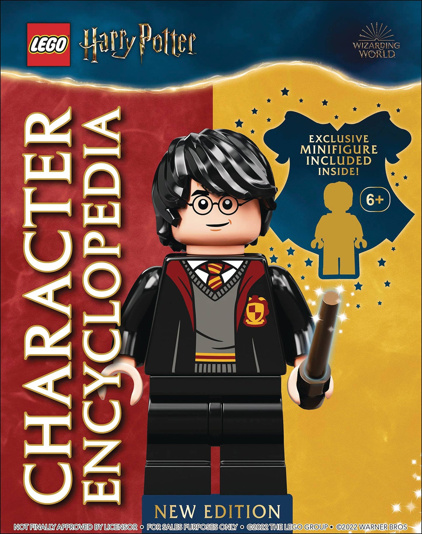 LEGO HARRY POTTER CHARACTER ENCYCLOPEDIA WITH MINIFIGURE