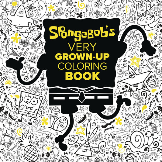 SPONGEBOBS VERY GROWN UP COLORING BOOK SC