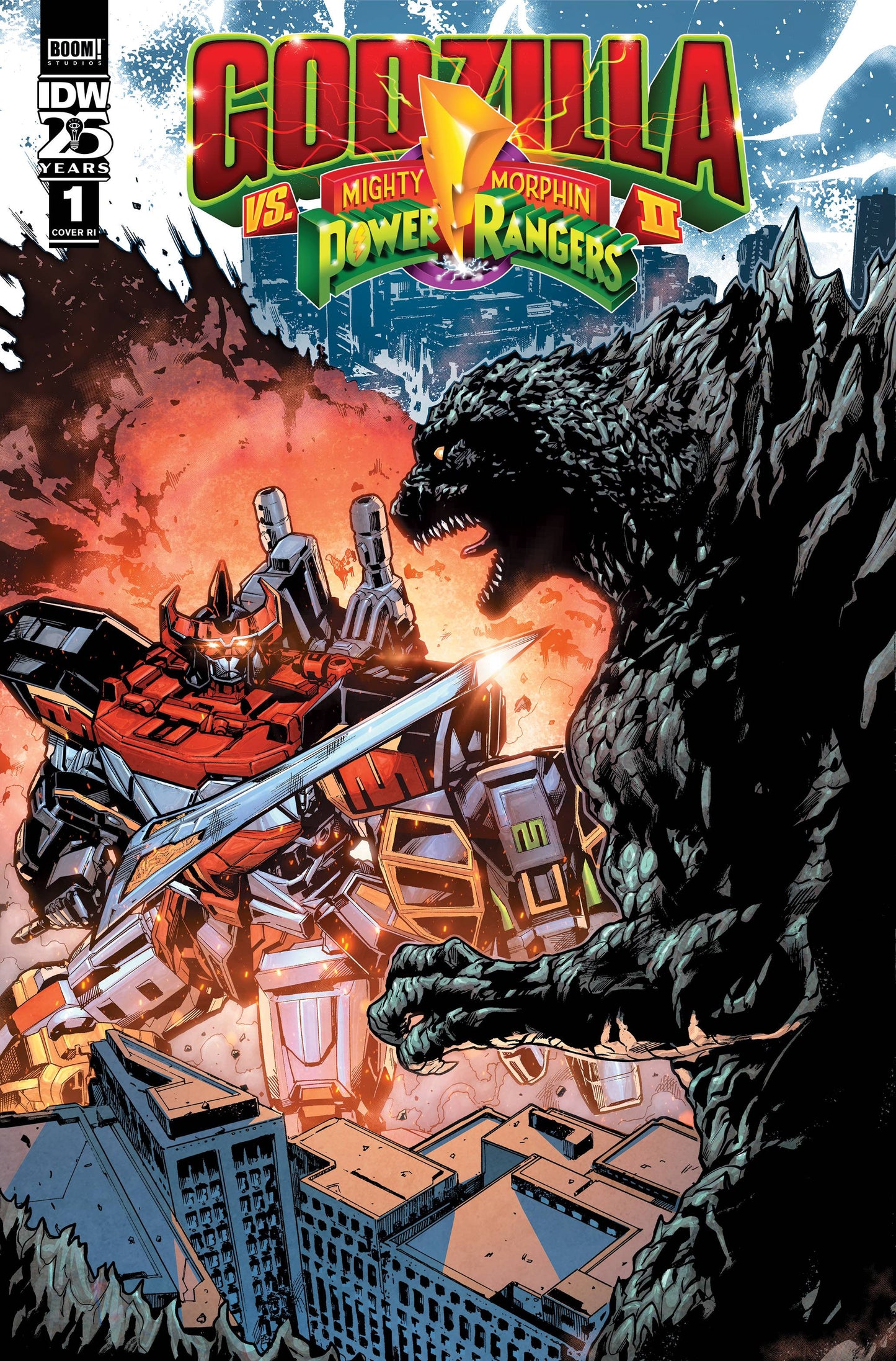 GODZILLA VS MMPR II #1 CVR C 10 COPY PRASETYA