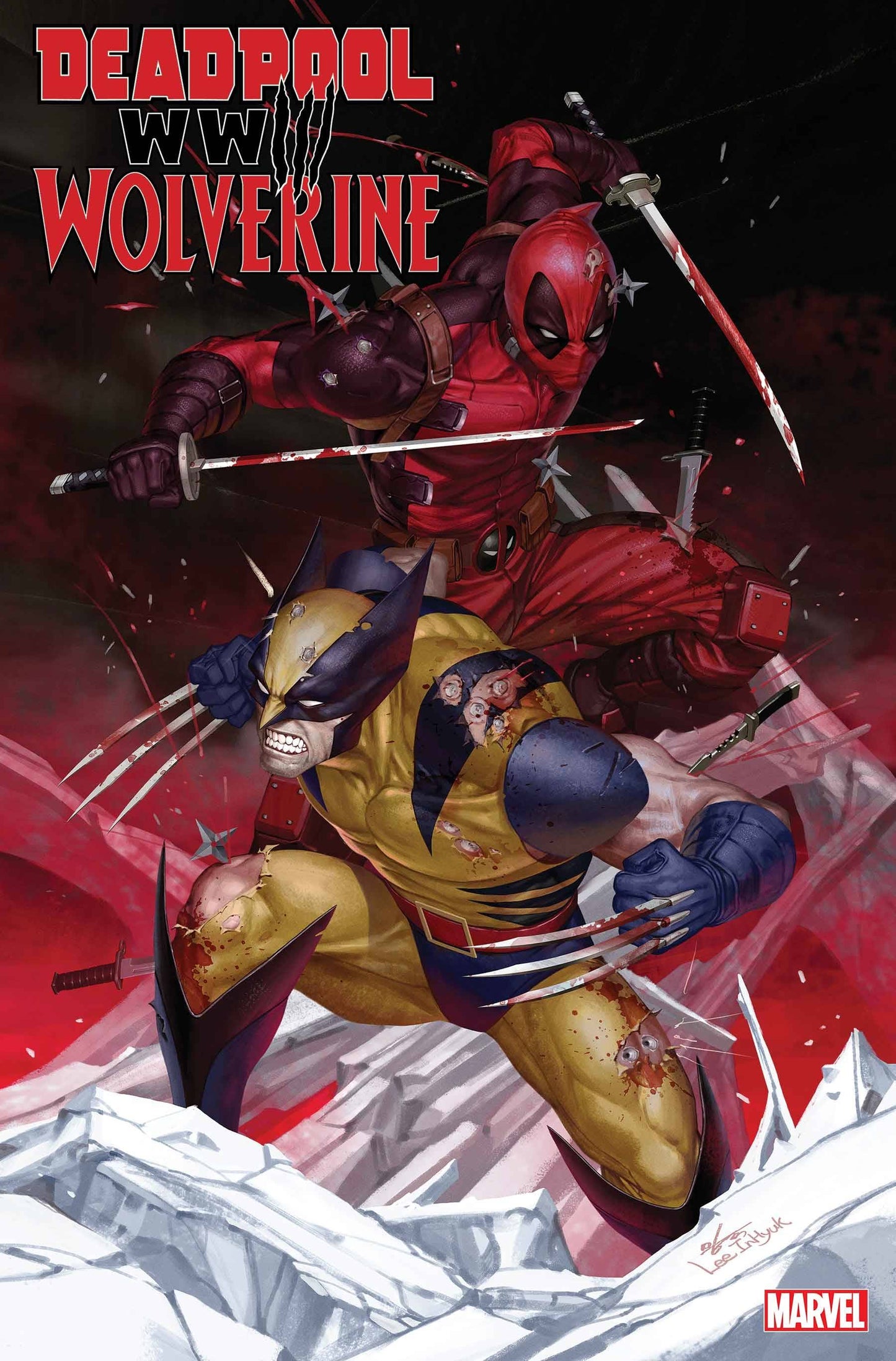 DEADPOOL WOLVERINE WWIII #1 25 COPY INCV INHYUK LEE VAR