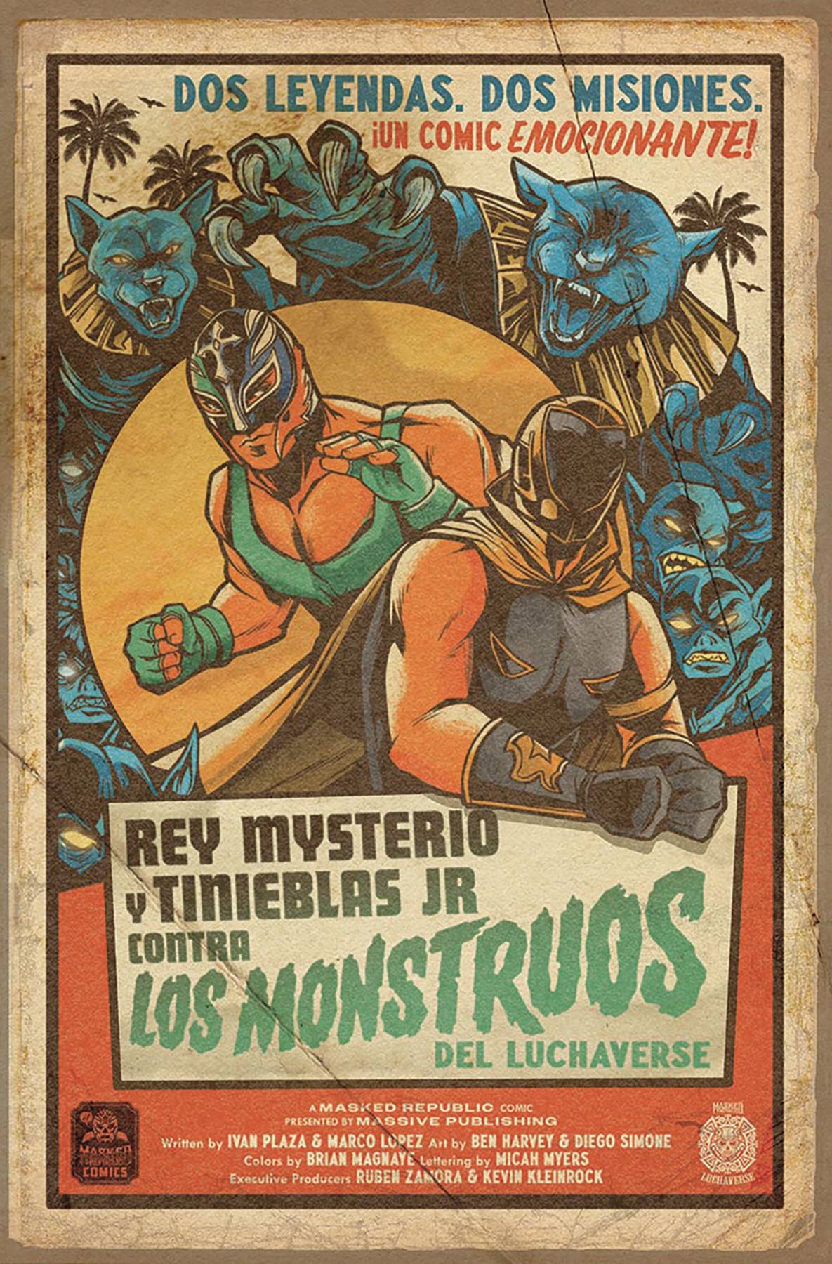 LUCHAVERSE #1 CATALYST CVR H 25 COPY INCV POSTER HOMAGE (MR)