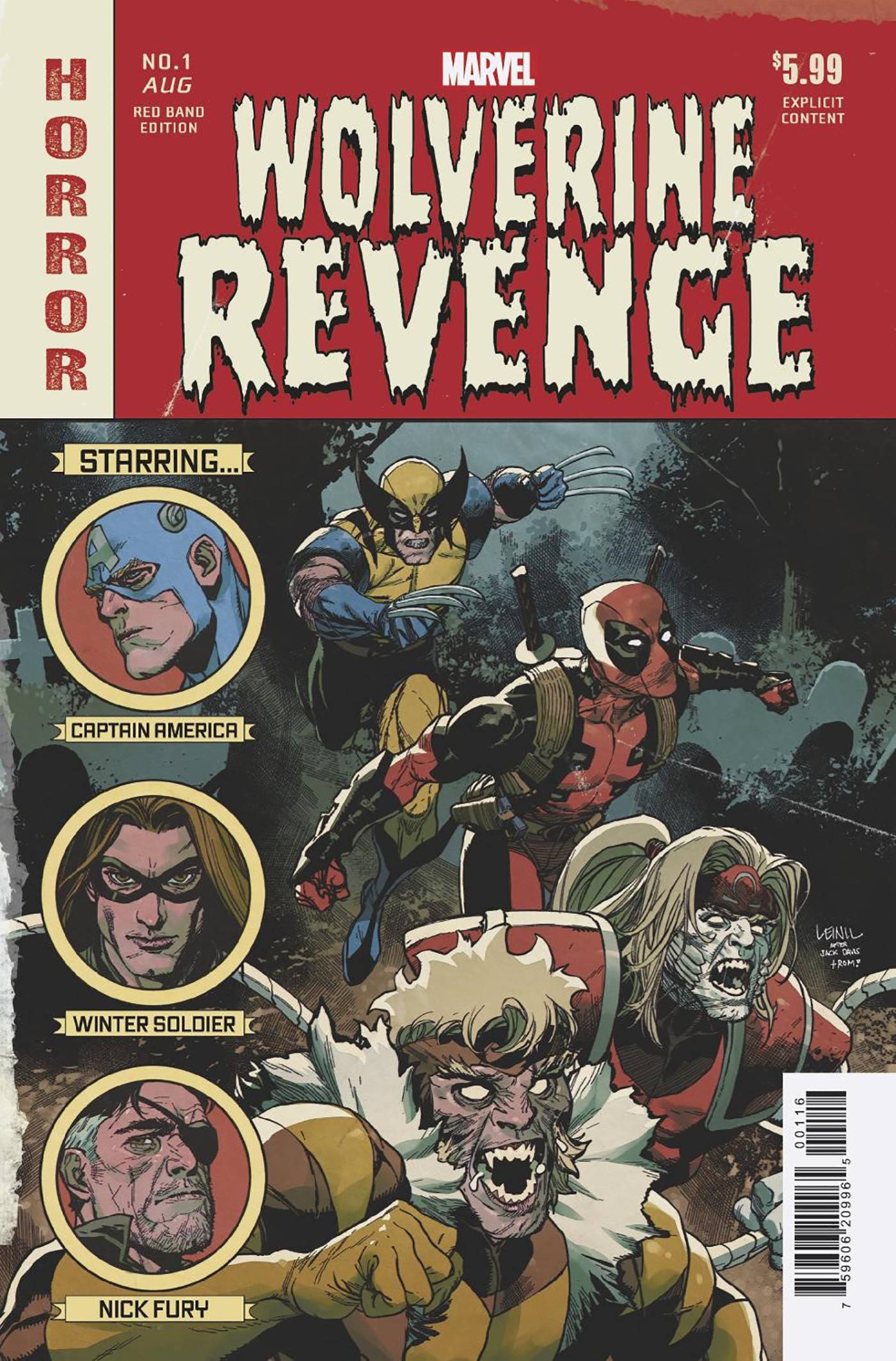 WOLVERINE REVENGE RED BAND #1 (OF 5) 25 COPY INCV [POLYBAGGE