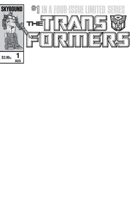 TRANSFORMERS #1 40TH ANNIVERSARY EDITION ONE-SHOT BLANK SKETCH