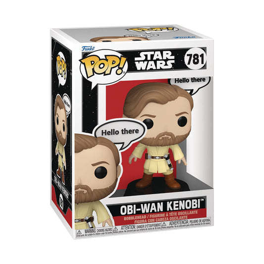 Pop Star Wars Sayings Obi Wan Kenobi Figure