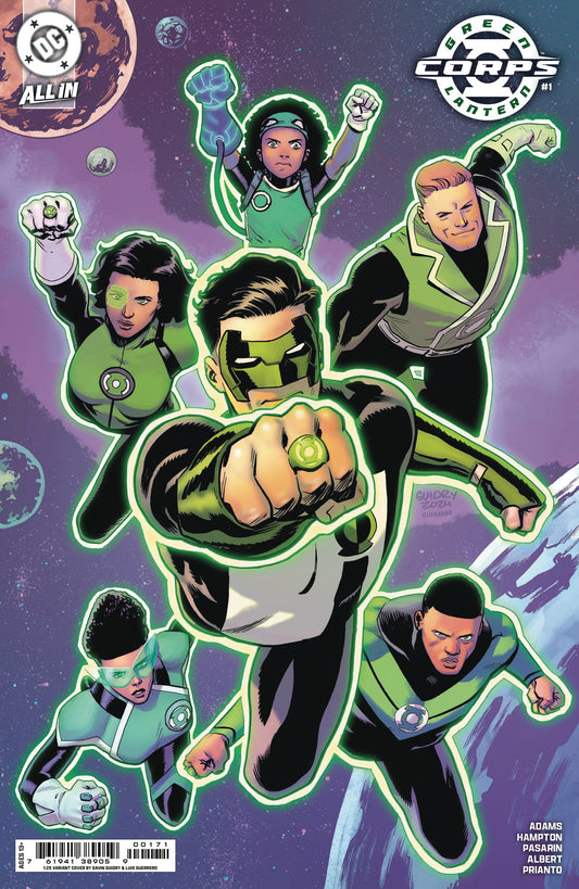 GREEN LANTERN CORPS #1 CVR G INC 1:25 GAVIN GUIDRY CSV