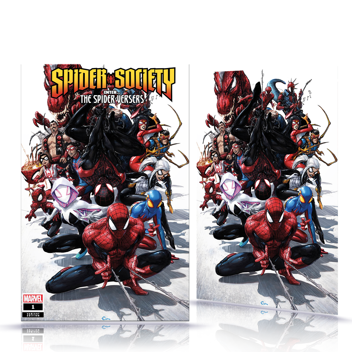 Spider-Society No.1 Trade/Virgin Set