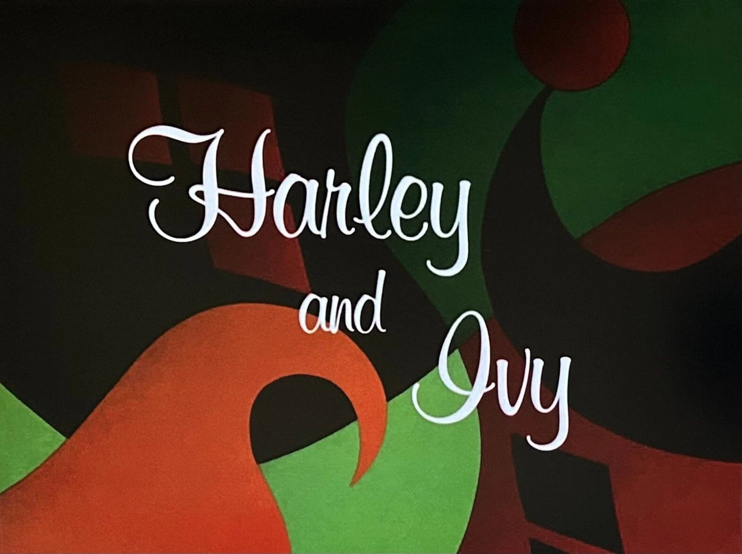Batman: The Animated Series 'Harley and Ivy' Title Card 9x12 Glossy Print