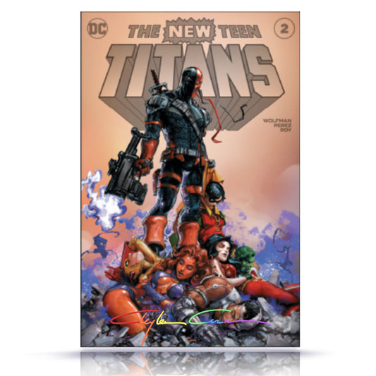 Teen Titans #2 FanExpo Signed Infinity Signed Trade Dress