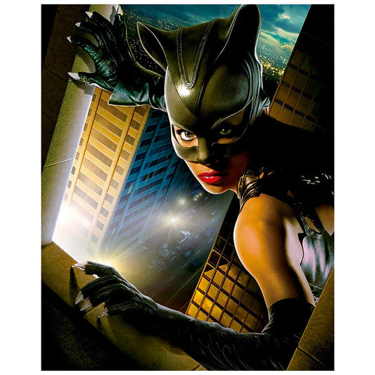 Halle Berry Autographed 2004 Catwoman Cityscape 8x10 Photo Pre-Order