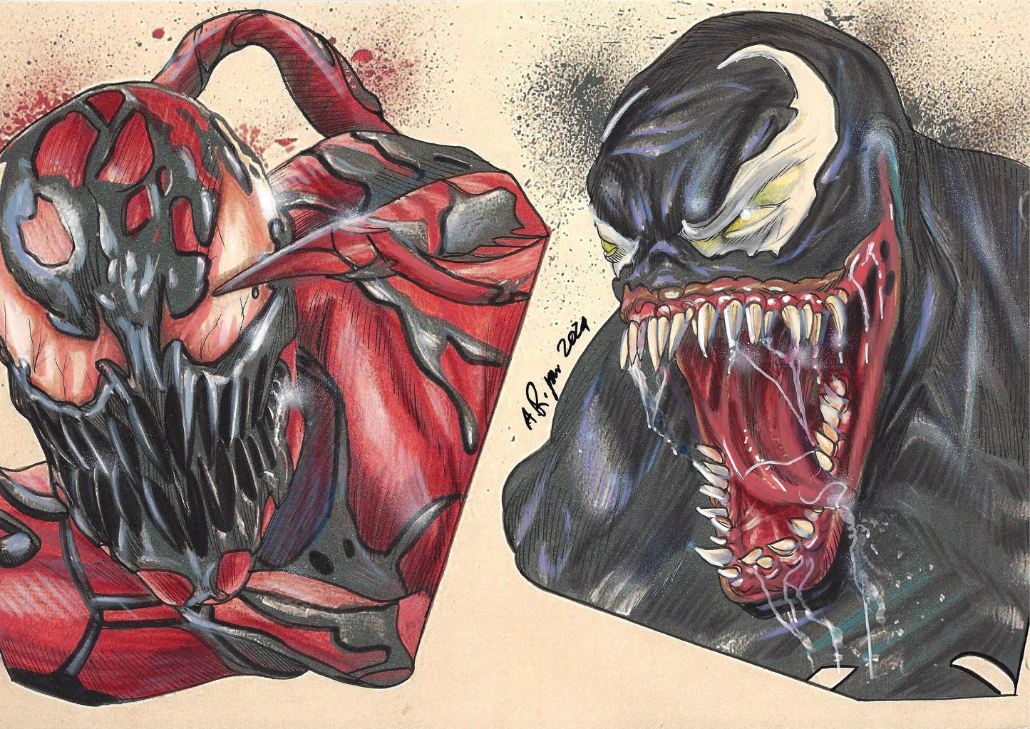 RIGONI CARNAGE & VENOM A4