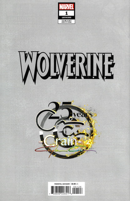 WOLVERINE #1 CLAYTON CRAIN VIRGIN EXCLUSIVE