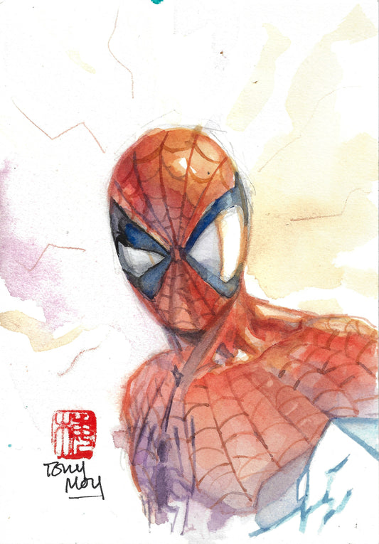 SPIDER-MAN - TONY MOY WATERCOLOR