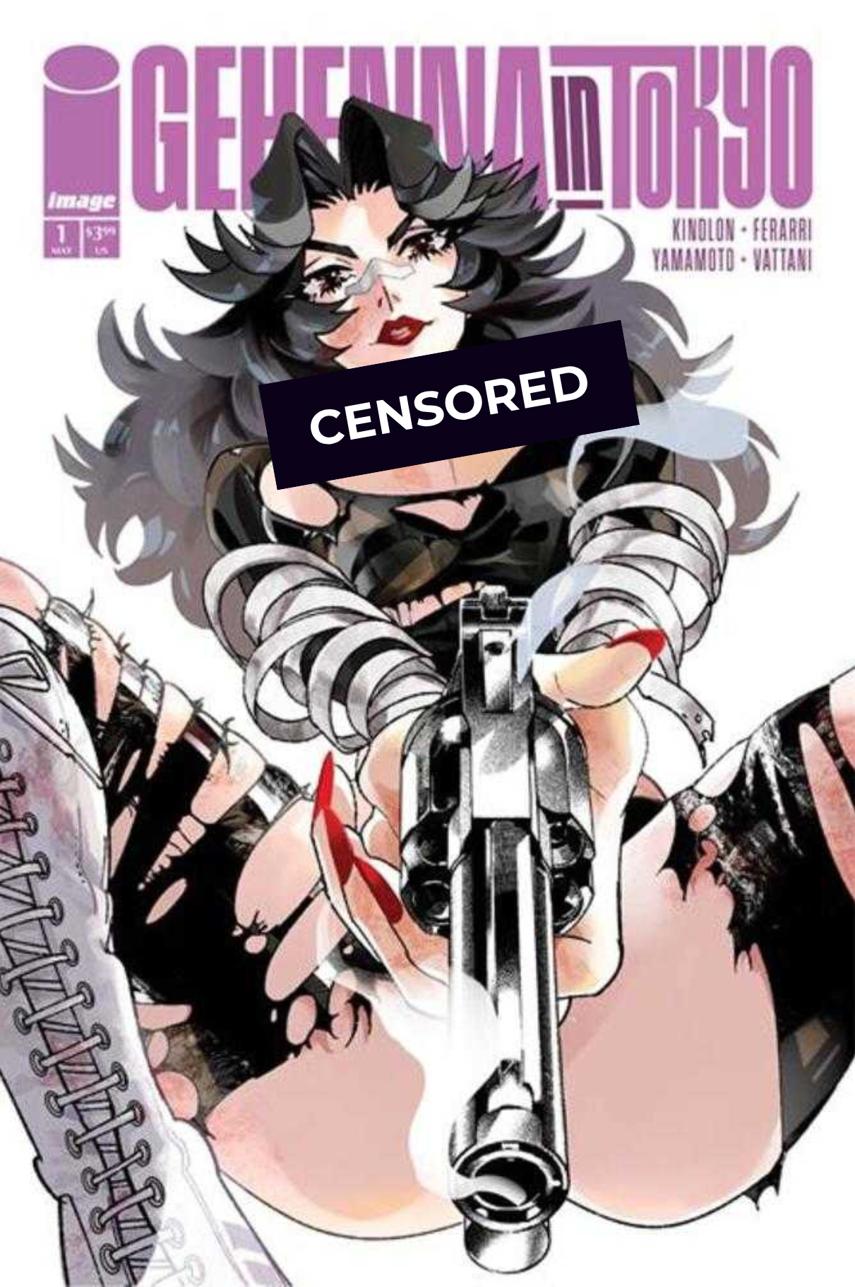 Gehenna In Tokyo (One Shot) Cover H Zawayuki Nsfw Polybagged Variant (Mature)