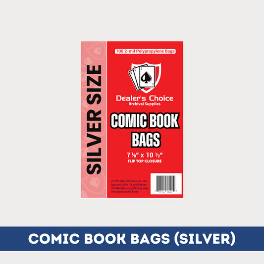 Dealer's Choice Comic Bag - Silver (100pk)