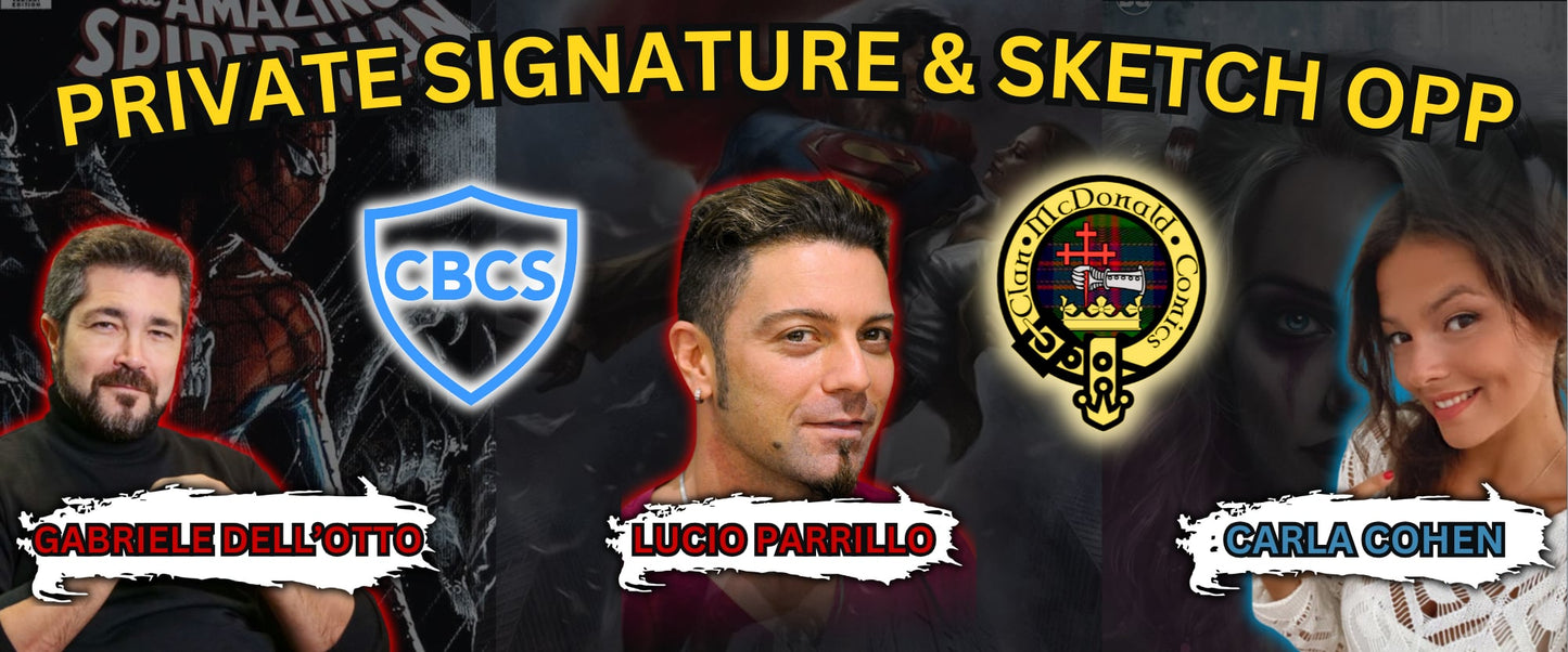Signature Services - ITALY TRIO SIG / REMARQUE / SKETCH OPP