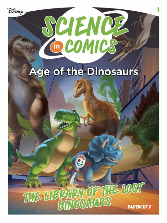 Disney Science In Comics Age Of The Dinosaurs TPB The Libarary Of The Lost Dinosaurs