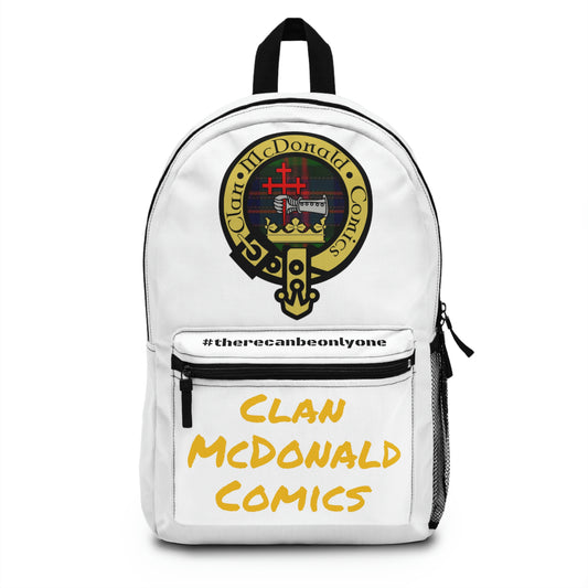 Clan McDonald Comics Backpack - White