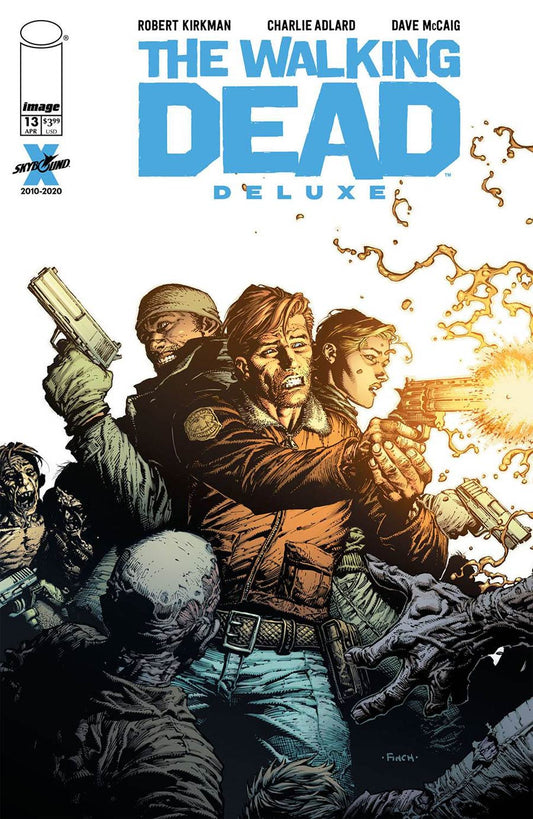 WALKING DEAD DLX #13 CVR A ~ signed by Finch!