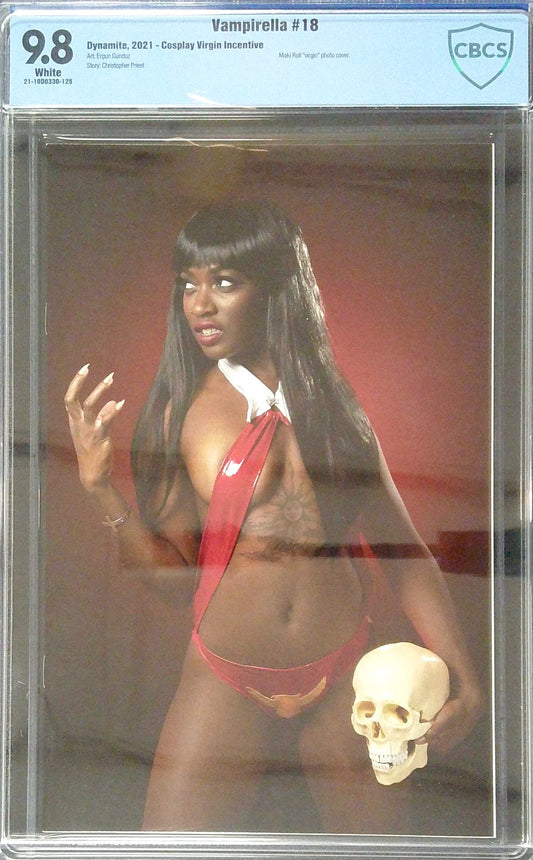 Vampirella #18 CBCS 9.8 Blue Label Cosplay Virgin Incentive