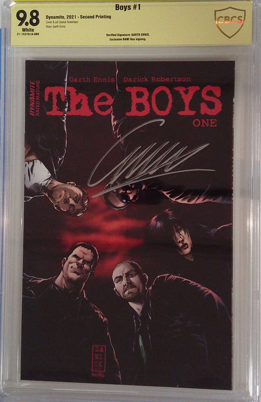 Boys #1 9.8 CBCS Yellow Label Exclusive Bam Second printing