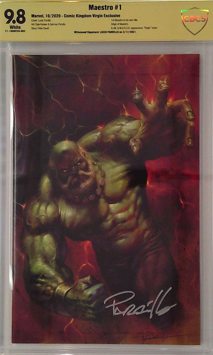 Maestro #1 Comic Kingdom Exclusive Variant & Virgin Exclusive SET CBCS 9.8 Yellow Label Lucio Parrillo Marvel Comics