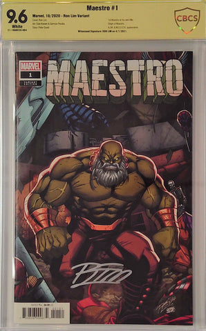 Maestro #1 Ron Lim Variant CBCS 9.6 Yellow Label Marvel Comics