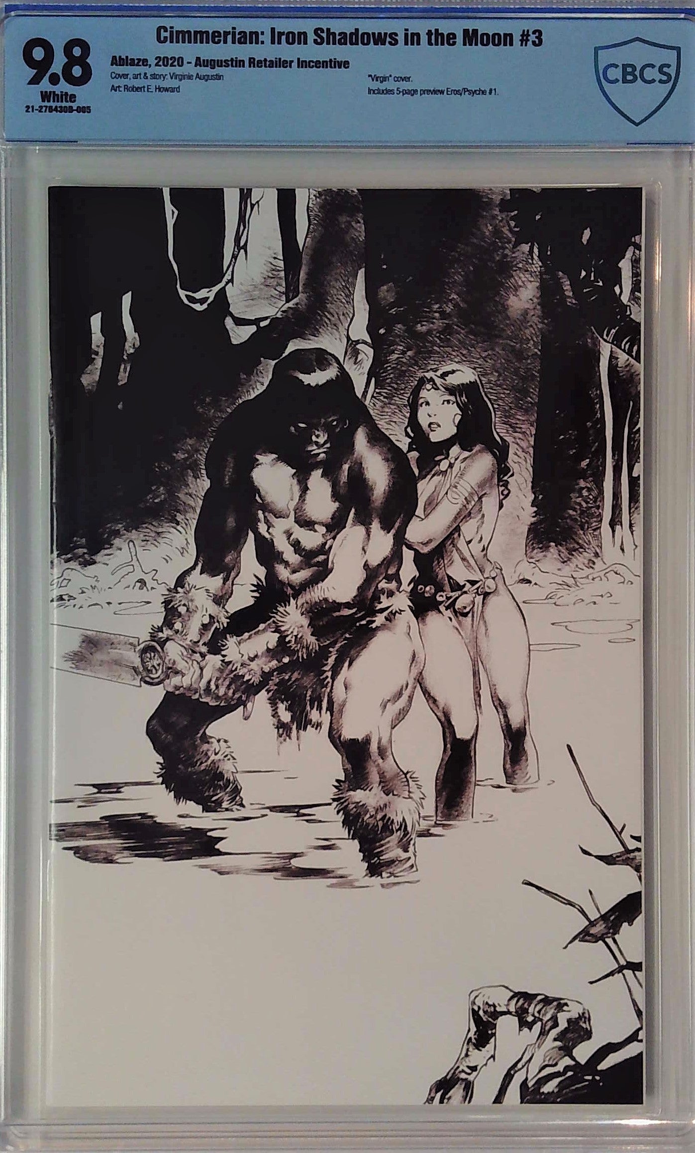 Cimmerian: Iron Shadows in the Moon #3 Augustin Retailer Incentive CBCS 9.8 Blue Label