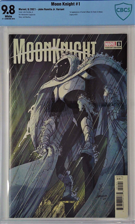 Moon Knight #1 John Romita Jr. Variant CBCS 9.8 Blue Label