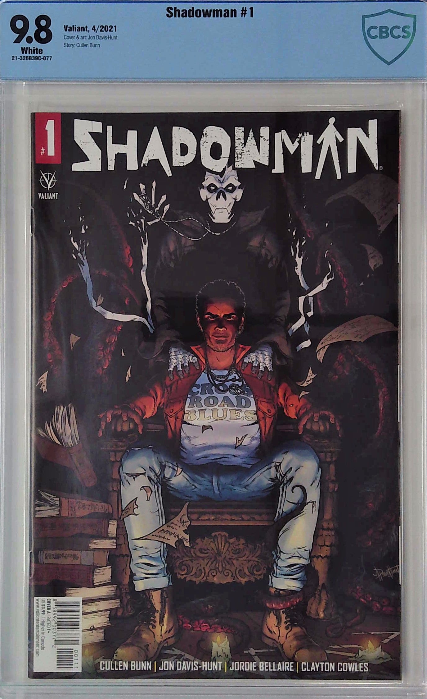 Shadowman #1 CBCS 9.8 Blue Label