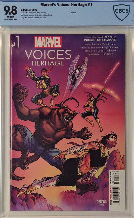 Marvel's Voices: Heritage #1 CBCS 9.8 Blue Label