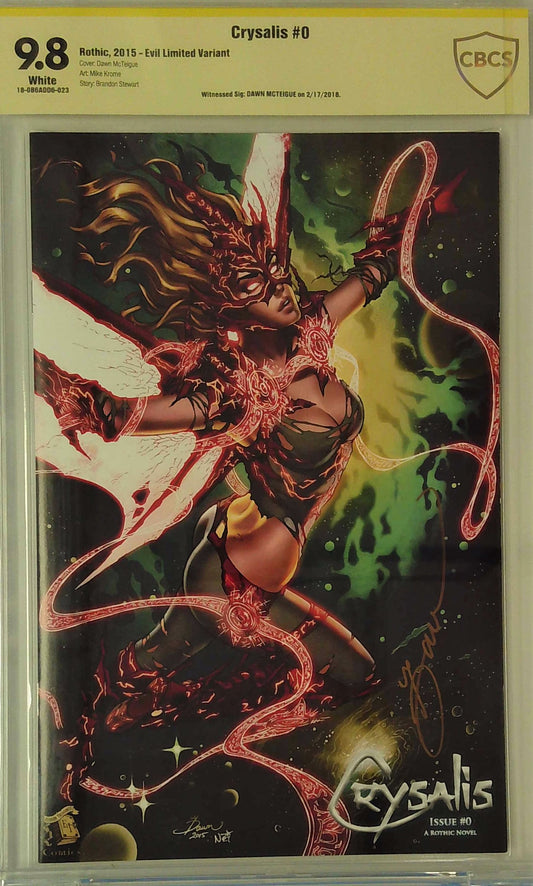 Crysalis #0 Evil Limited Variant CBCS 9.8 Yellow Label Dawn McTeigue