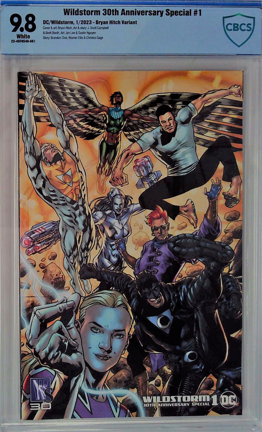 Wildstorm 30th Anniversary Special #1 Bryan Hitch Variant CBCS 9.8 Blue Label