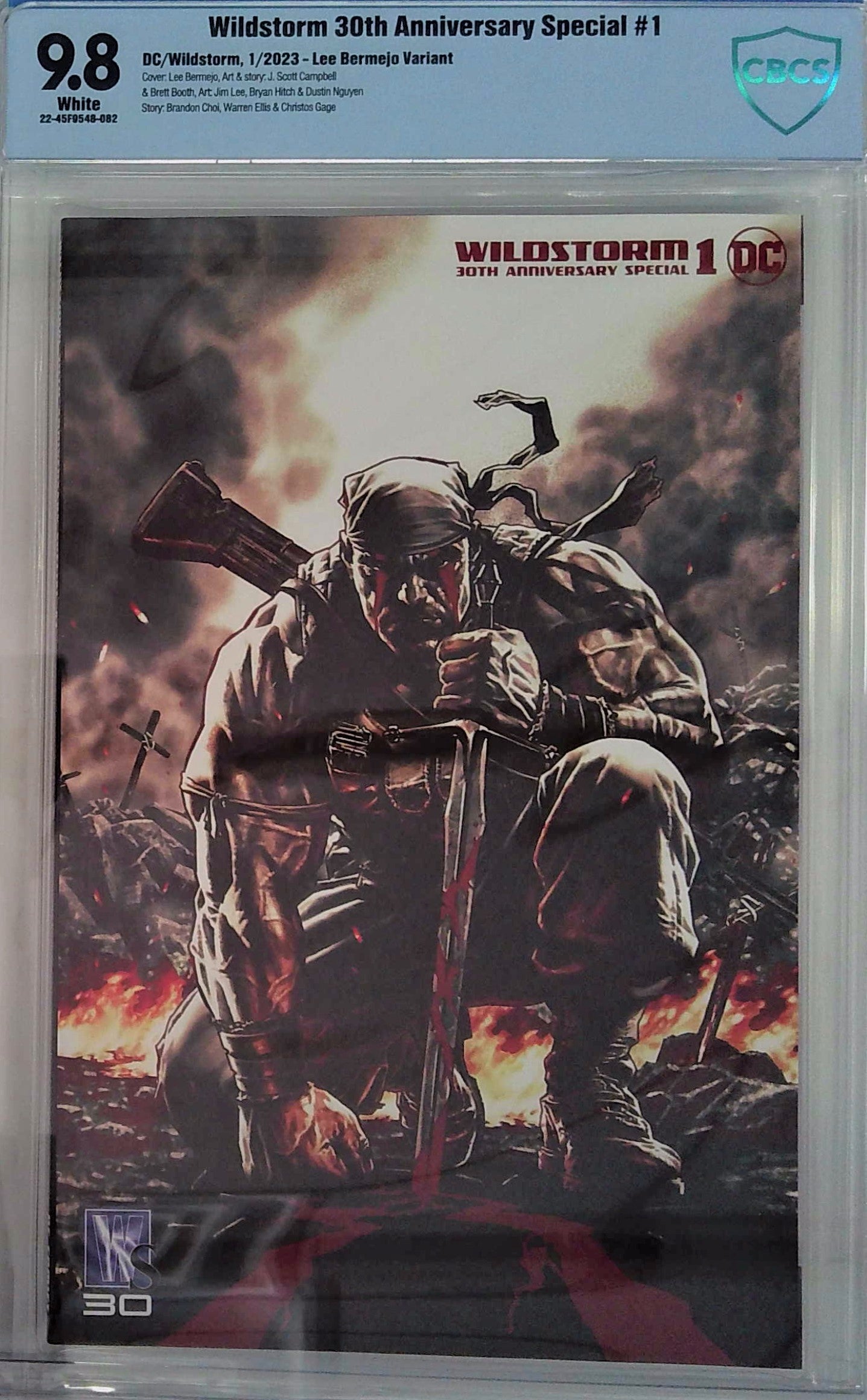 Wildstorm 30th Anniversary Special #1 Lee Bermejo Variant CBCS 9.8 Blue Label