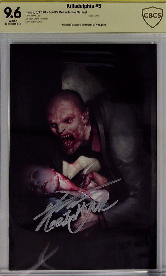 Killadelphia #5 Scott's Collectables Variant CBCS 9.6 Yellow Label Inhyuk Lee