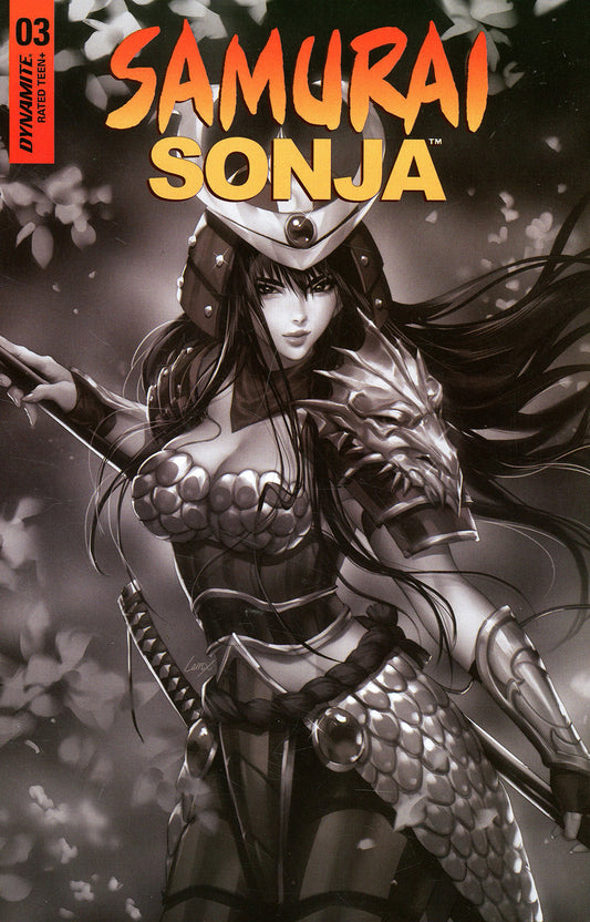 SAMURAI SONJA #3 CVR F 10 COPY INCV LEIRIX B&W