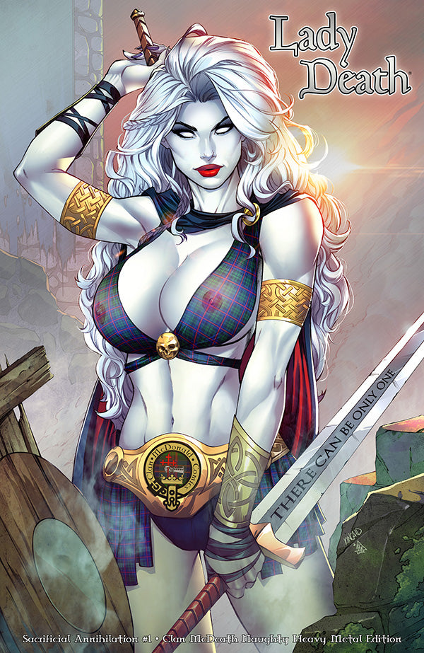 LADY DEATH SACRIFICIAL ANNIHILATION #1 CLAN McDEATH LIMITED EDITION EXCLUSIVES
