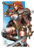 IMMORTAL RED SONJA #1 VIRGIN KINCAID AND CMC EXCLUSIVE