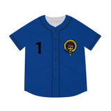 Clan McDonald Comics Men's Baseball Jersey - Blue/Black