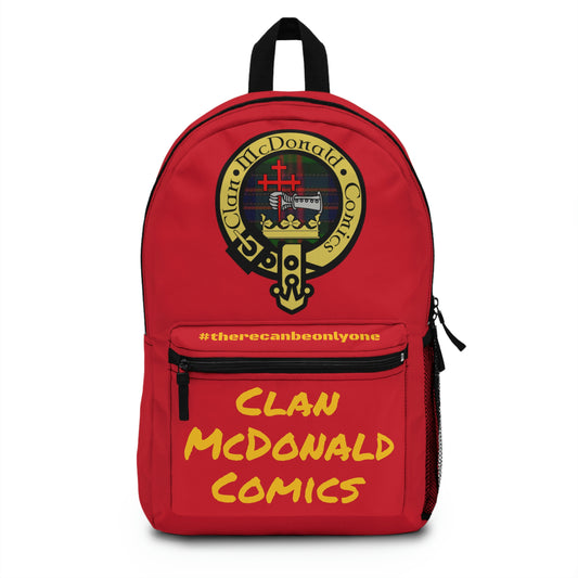 Clan McDonald Comics Backpack - Red