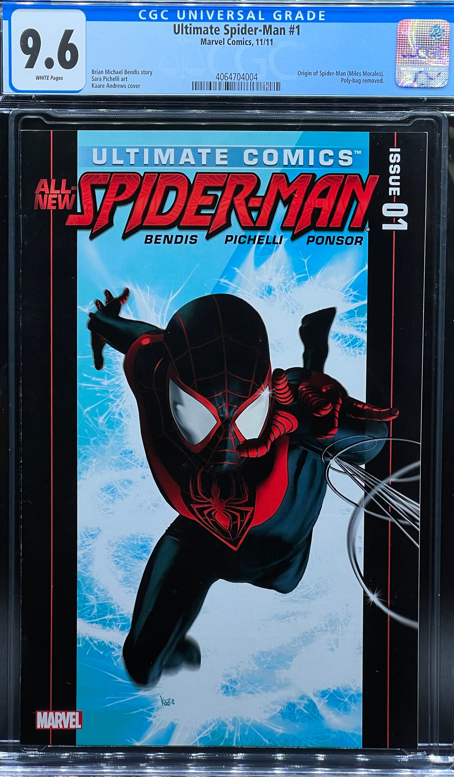 Ultimate Spider-Man #1 CGC Universal Grade 9.6 Blue Label