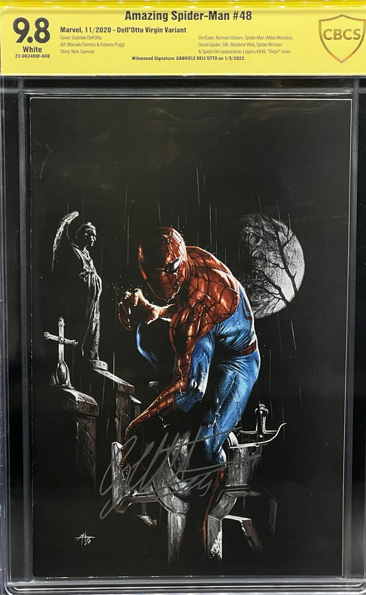 Amazing Spider-Man #48 Dell'Otto Virgin Variant CBCS 9.8 Yellow Label