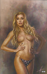 Patriotika #1 CMC Virgin Carla Cohen Topless Crystal Fleck