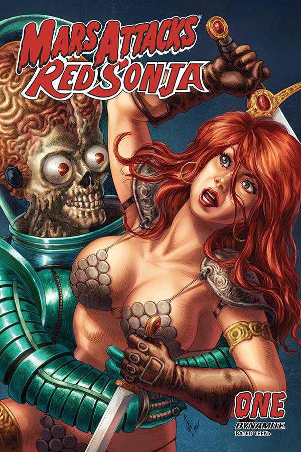 MARS ATTACKS RED SONJA #1 10 COPY QUAH CARD HOMAGE INCV