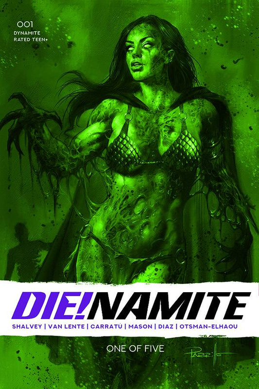 DIE!NAMITE #1 13 COPY PARILLO DRESSED GANGRENE GREEN TINT FO