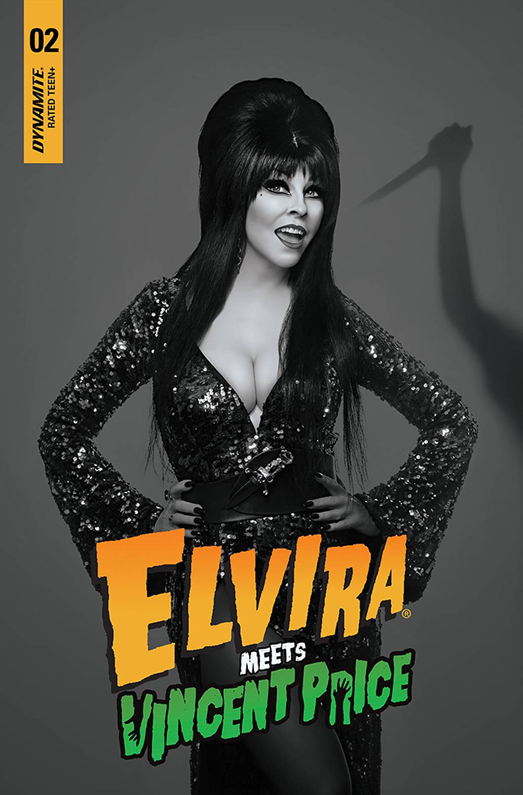 ELVIRA MEETS VINCENT PRICE #2 CVR E 10 COPY INCV PHOTO B&W